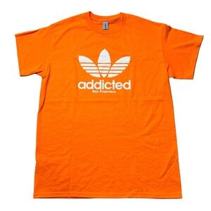 Gildan Addicted San Francisco T-Shirt Tee Crew Neck Weed